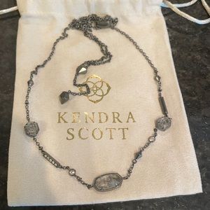 Charcoal Kendra Scott necklace